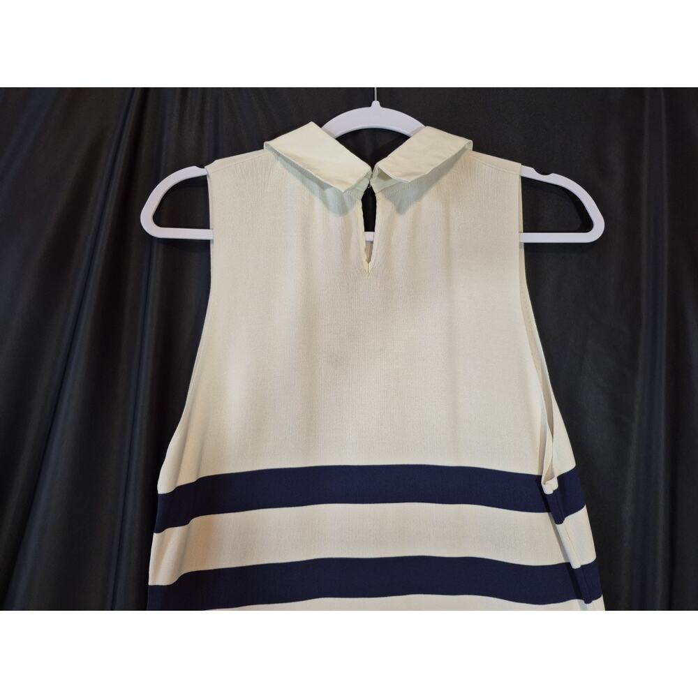 Tuckernuck Ivory Blue Stripe Marina Midi Dress XXL - Picture 11 of 13